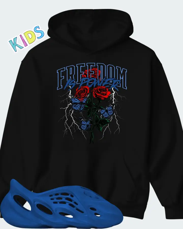 Yeezy Foam Runner Navy Matching Kid's Hoodie