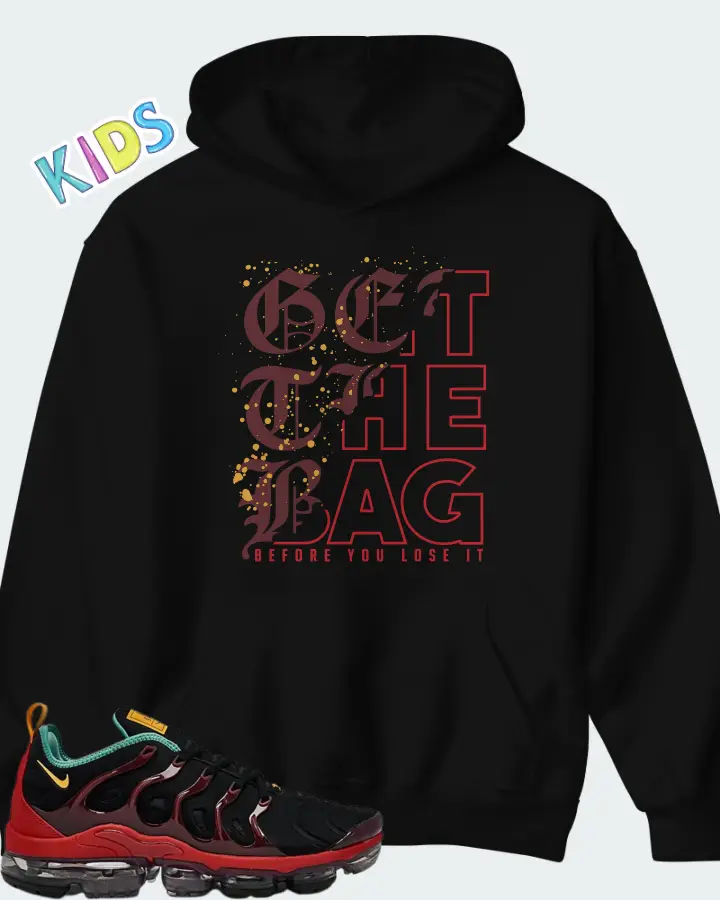 Nike Air VaporMax Plus Full Spec Stained Glass Matching Kid's Hoodie
