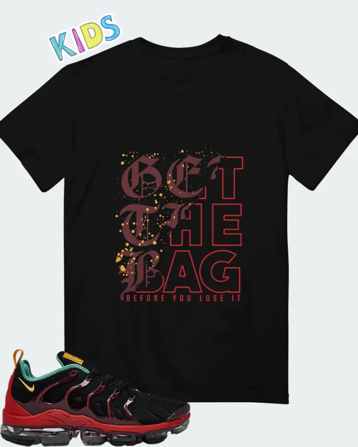 Nike Air VaporMax Plus Full Spec Stained Glass Matching Kid's T-Shirt