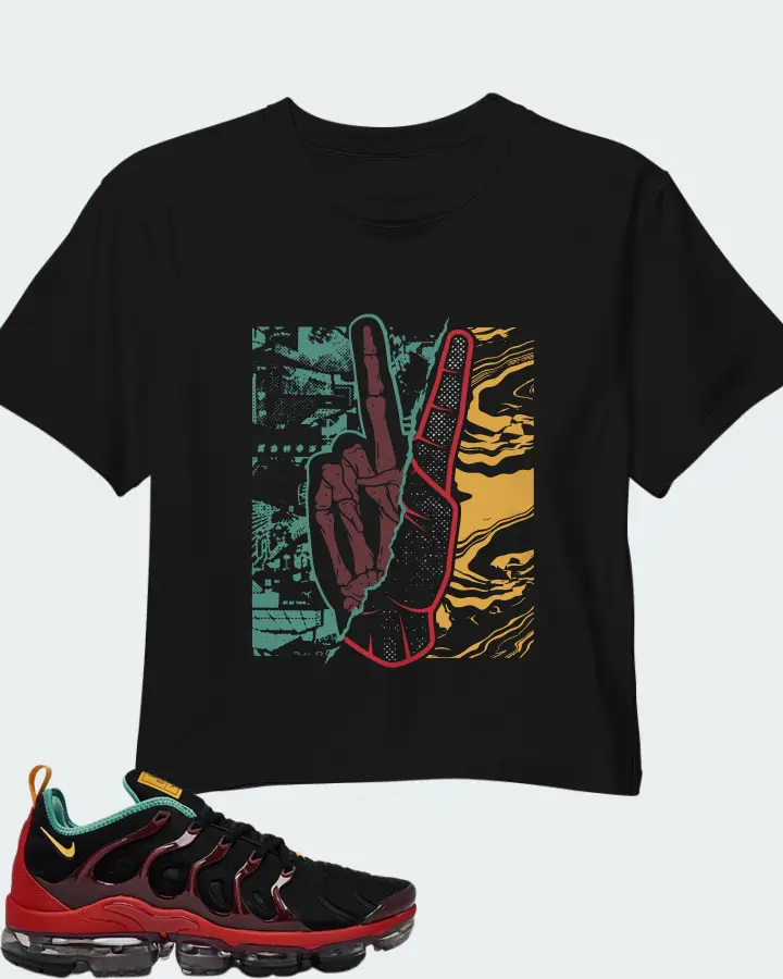 Nike Air VaporMax Plus Full Spec Stained Glass Matching Crop Top