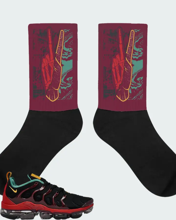 Nike Air VaporMax Plus Full Spec Stained Glass Matching Socks