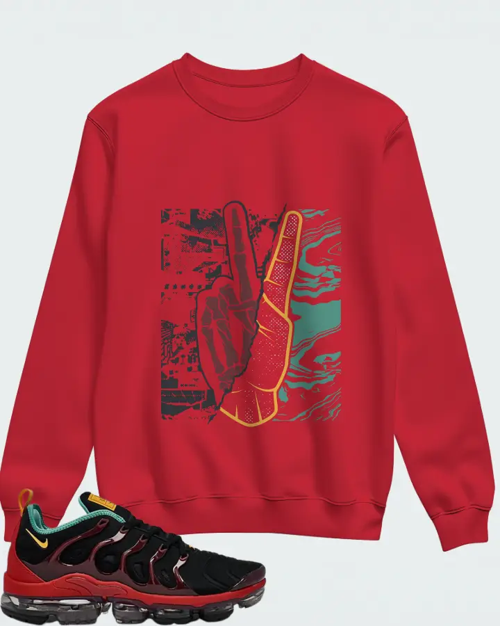 Nike Air VaporMax Plus Full Spec Stained Glass Matching Sweatshirt