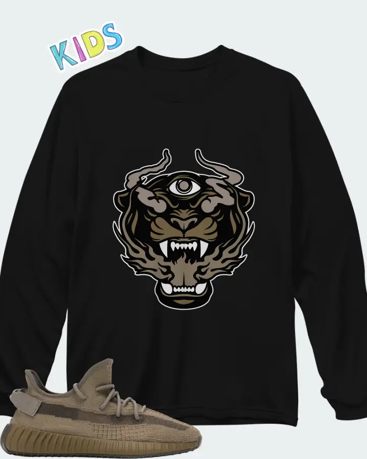 adidas Yeezy Boost 350 V2 Matching Kid's Long Sleeve T-Shirt