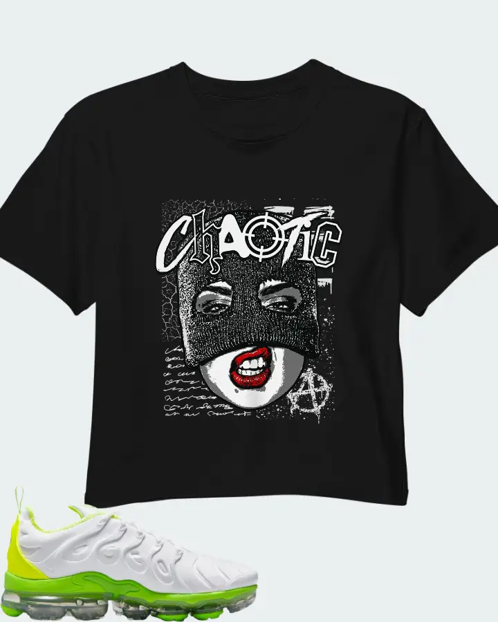 Nike Air VaporMax Plus Tennis Ball Matching Crop Top