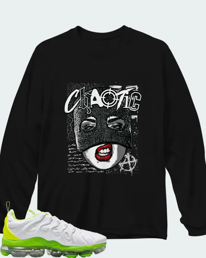 Nike Air VaporMax Plus Tennis Ball Matching Long Sleeve T-Shirt