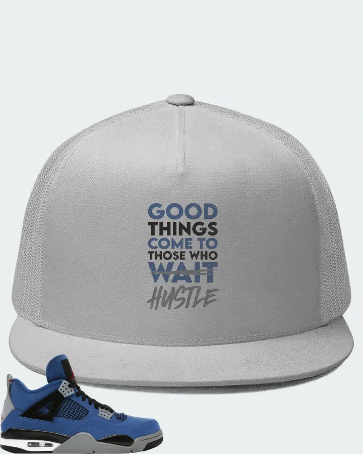 Jordan 4 Retro Sneaker Matching White Hat - Good Things Come