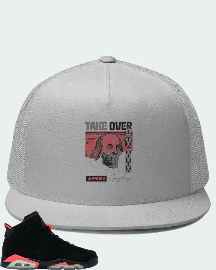Jordan 6 Retro Sneaker Matching White Hat - Take Over