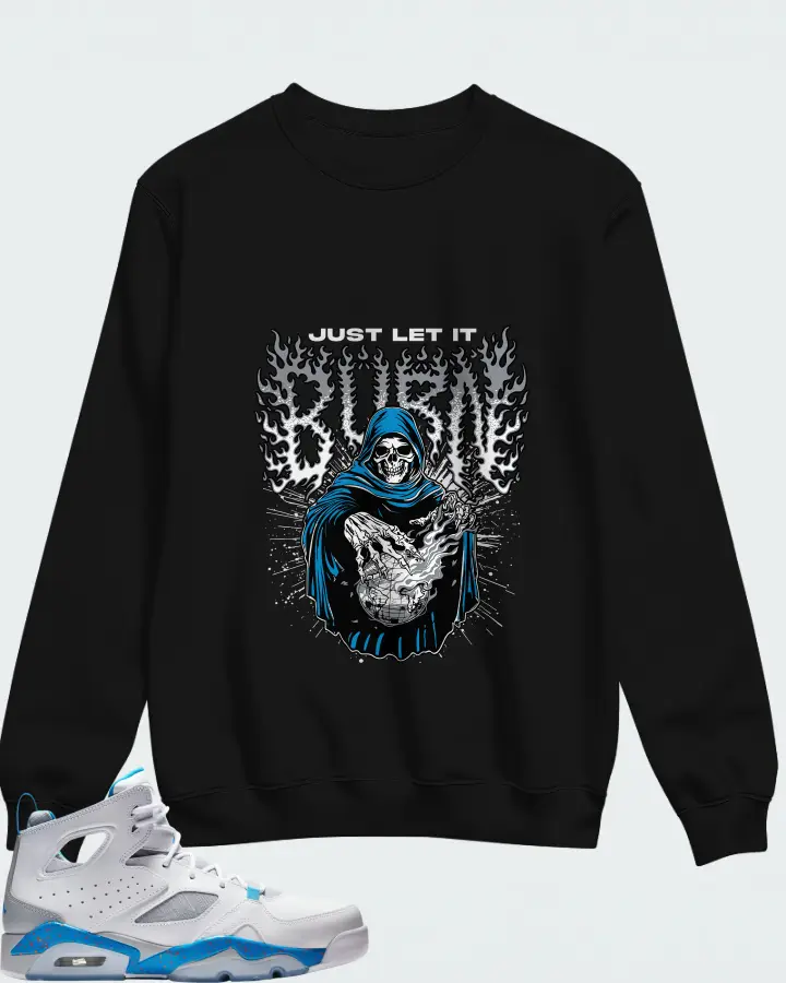 Air Jordan Flight Club 91 Wolf Grey Matching Sweatshirt