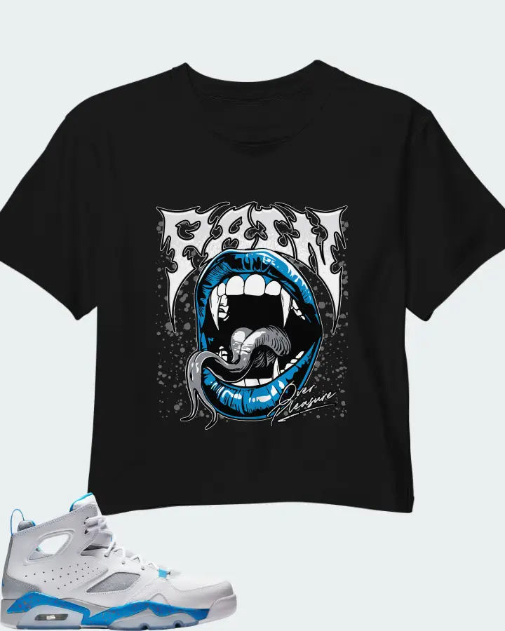 Air Jordan Flight Club 91 Wolf Grey Matching Crop Top