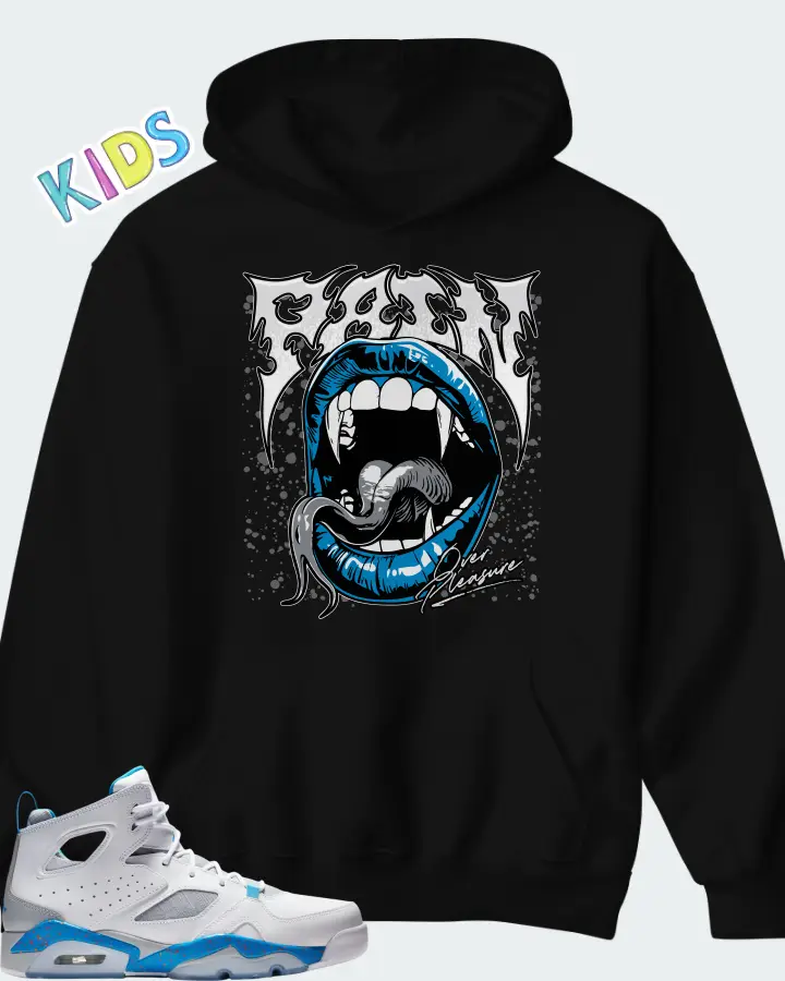 Air Jordan Flight Club 91 Wolf Grey Matching Kid's Hoodie