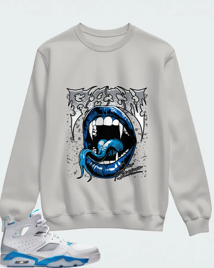 Air Jordan Flight Club 91 Wolf Grey Matching Sweatshirt