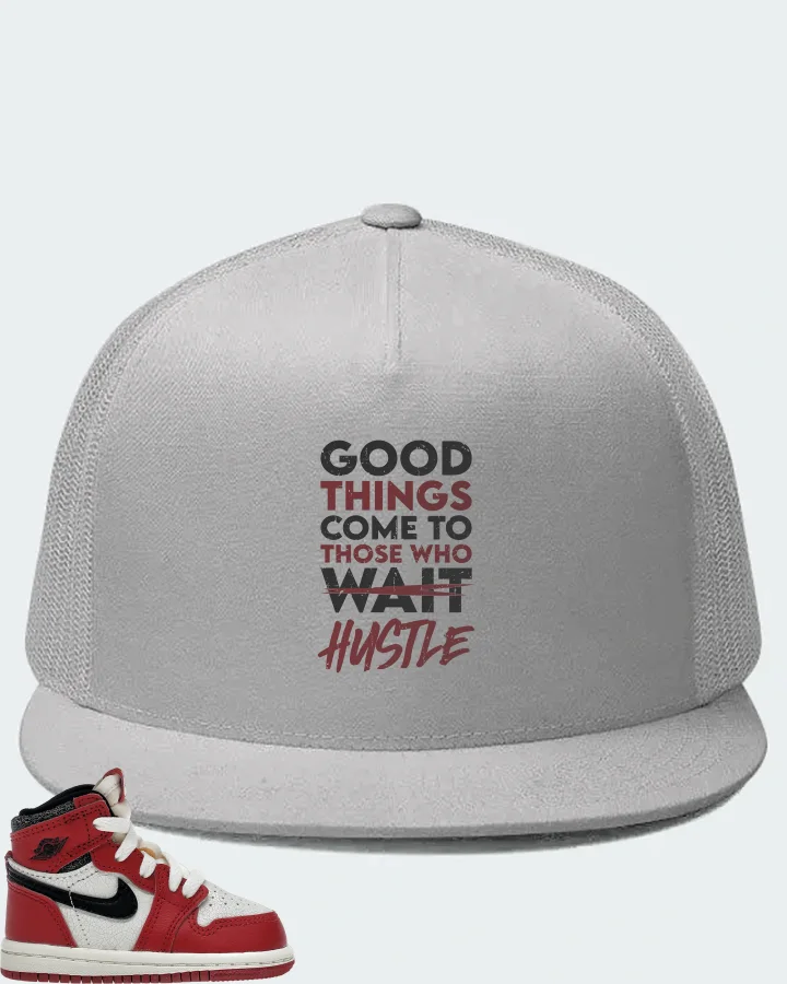 Jordan 1 Retro High OG Sneaker Matching White Hat - Good Things Come