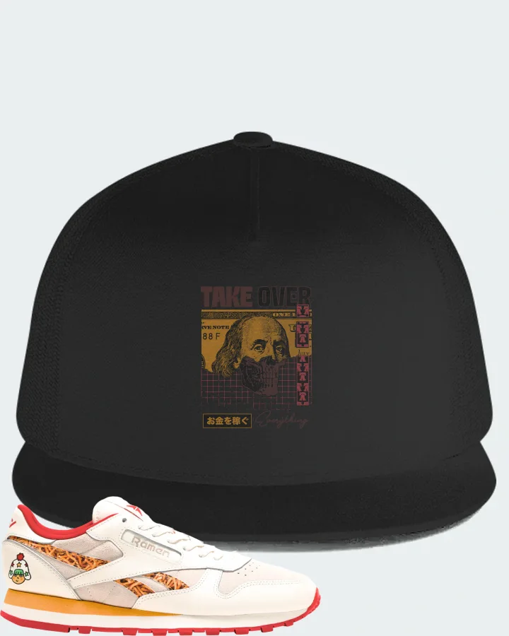 Reebok Classic Leather Sneaker Matching Black Hat - Take Over