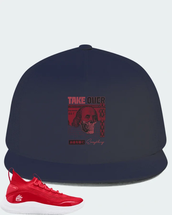 Under Armour Curry Flow 8 Sneaker Matching Navy Hat - Take Over