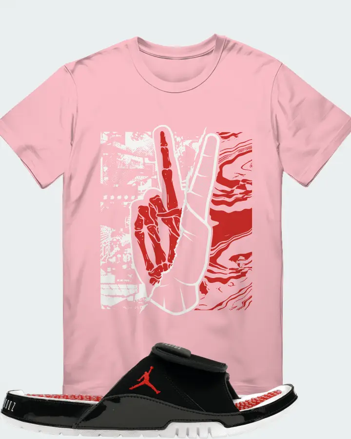 Jordan Hydro 11 Sneaker Matching Pink T-Shirt - Peace of mind
