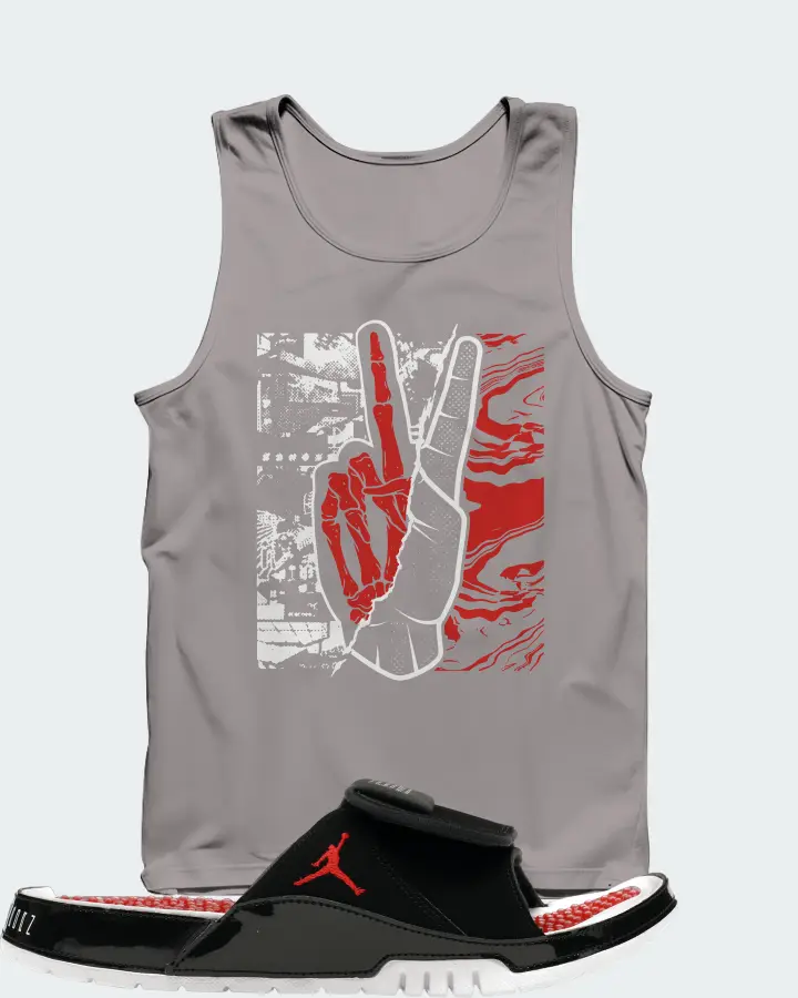 Jordan Hydro 11 Sneaker Matching Grey Tank Top - Peace of mind