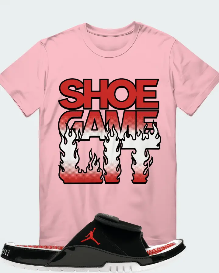 Jordan Hydro 11 Sneaker Matching Pink T-Shirt - Shoe Game Lit Refreshed