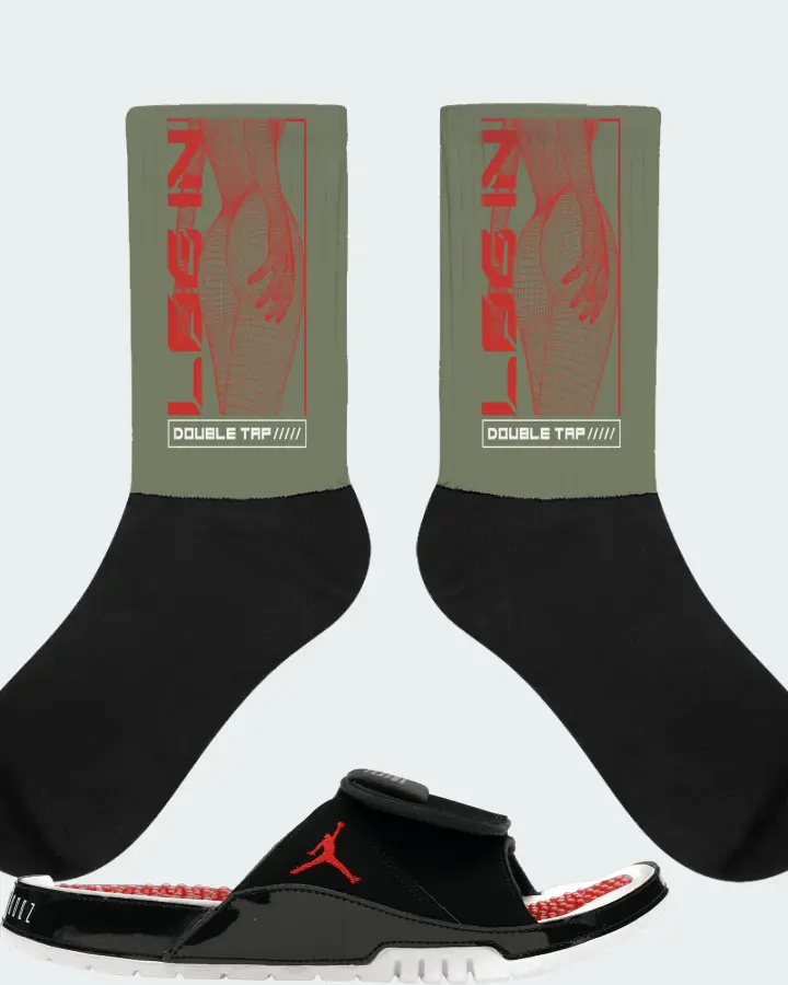 Socks in Olive