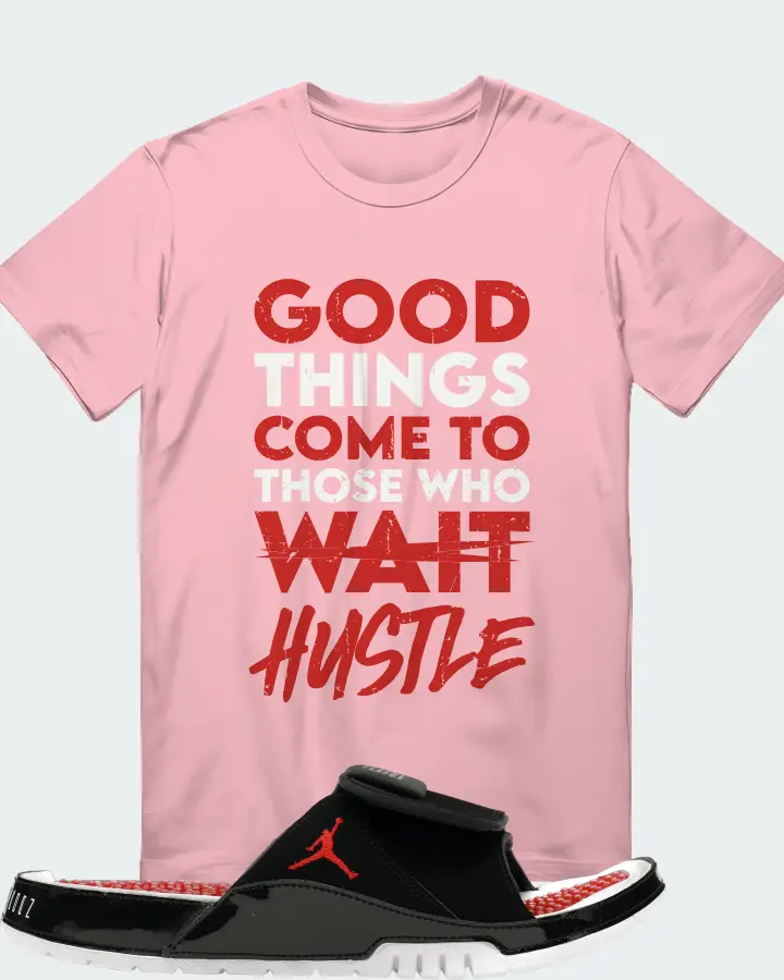 Jordan Hydro 11 Sneaker Matching Pink T-Shirt - Good Things Come