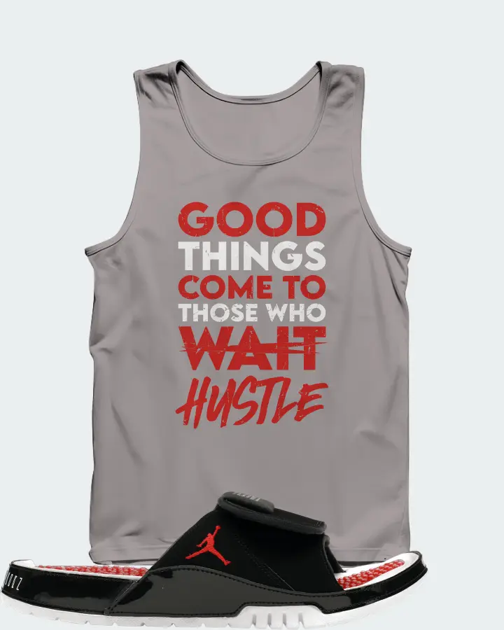 Jordan Hydro 11 Sneaker Matching Grey Tank Top - Good Things Come