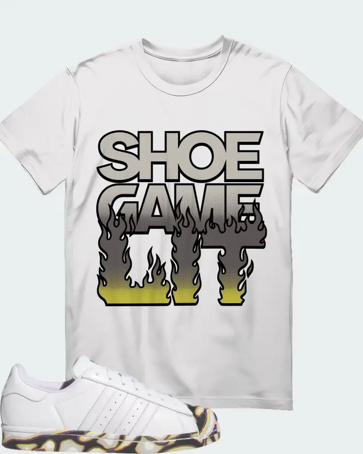 adidas Superstar x Pabllo Vittar Pride Sneaker Matching White T-Shirt - Shoe Game Lit Refreshed