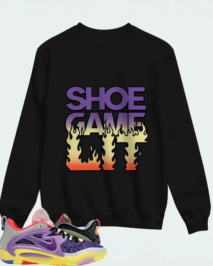 Nike KD 15 Sneaker Matching Black Sweatshirt - Shoe Game Lit Refreshed