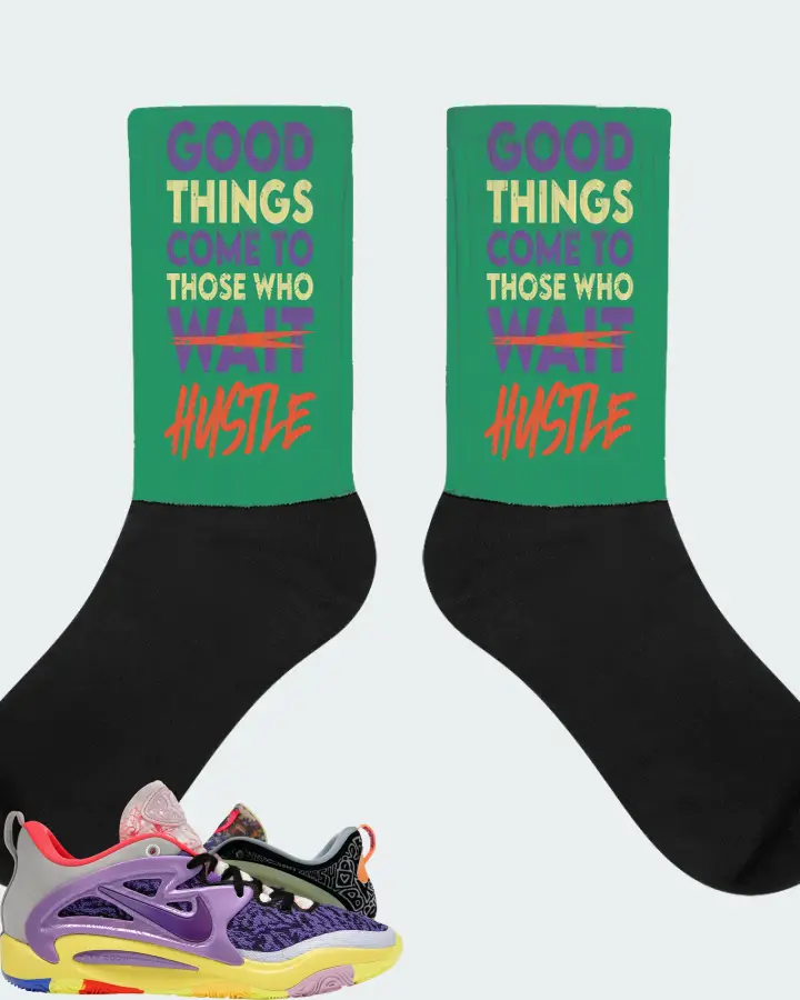 Nike KD 15 Sneaker Matching Kelly Green Socks - Good Things Come