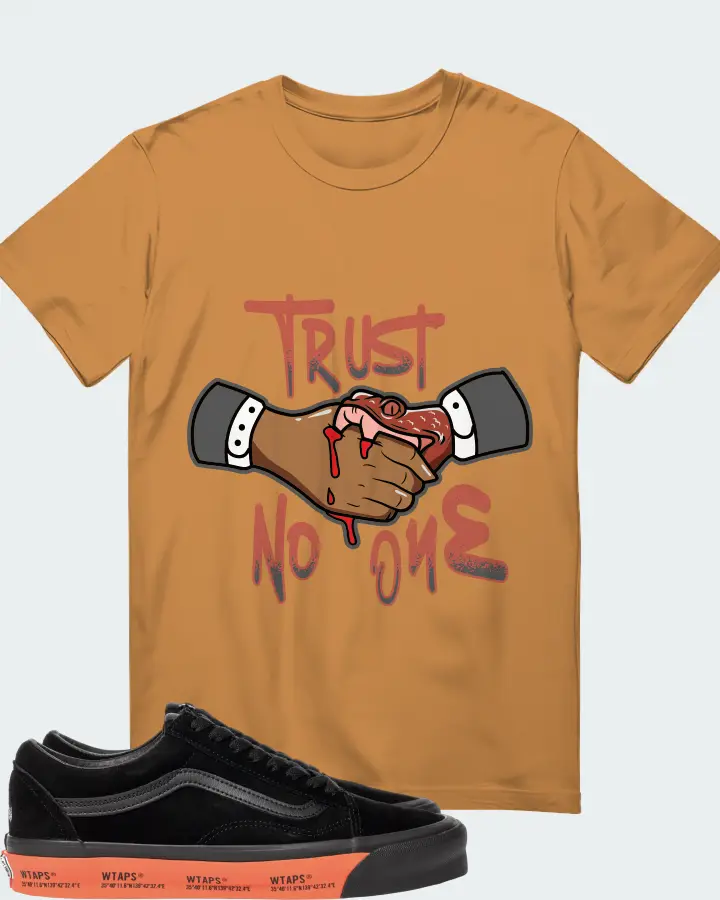 Vans Old Skool Sneaker Matching Toast T-Shirt - Trust No One