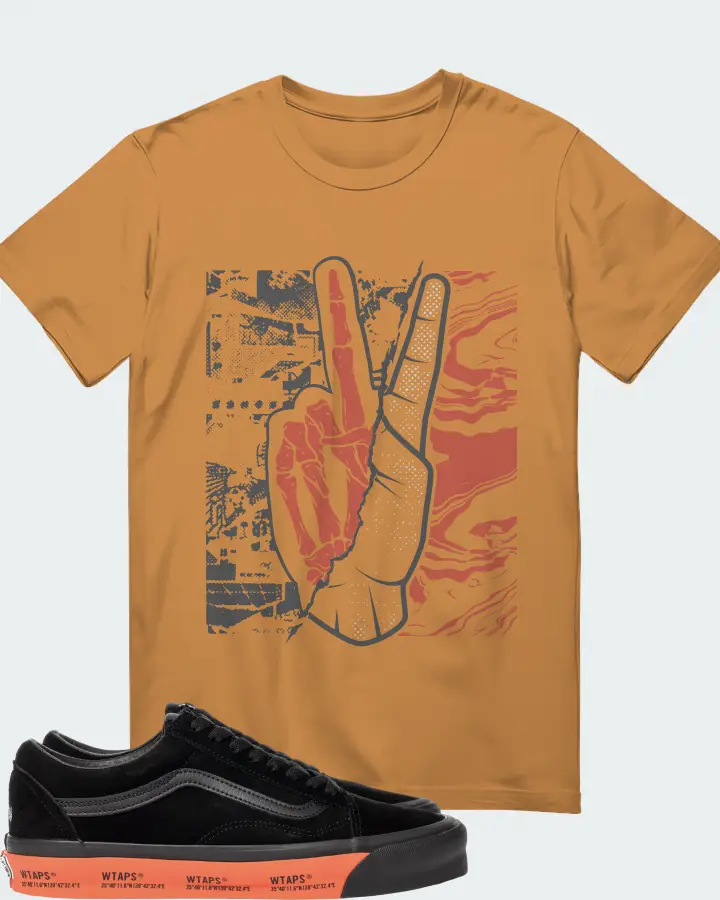 Vans Old Skool Sneaker Matching Toast T-Shirt - Peace of mind