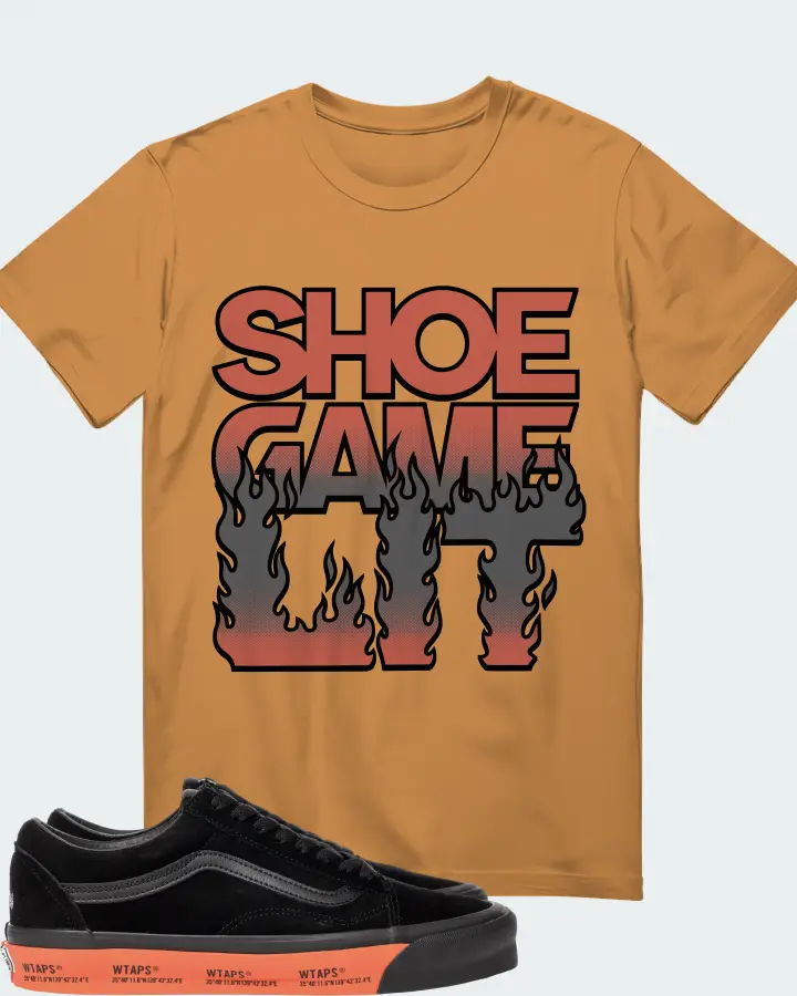 Vans Old Skool Sneaker Matching Toast T-Shirt - Shoe Game Lit Refreshed