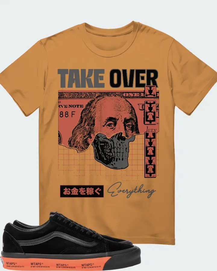 Vans Old Skool Sneaker Matching Toast T-Shirt - Take Over