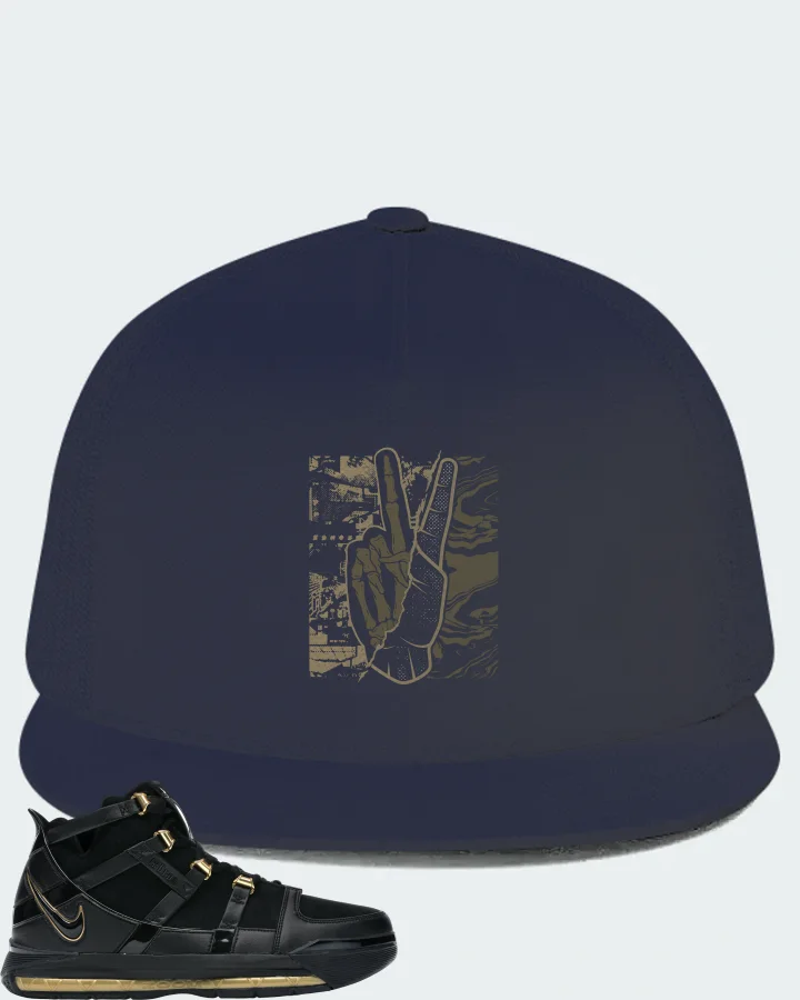 Nike LeBron 3 Sneaker Matching Navy Hat - Peace of mind