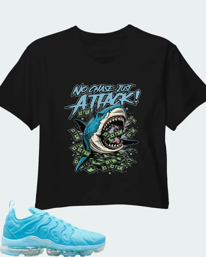 Nike Air VaporMax Plus University Blue Matching Crop Top
