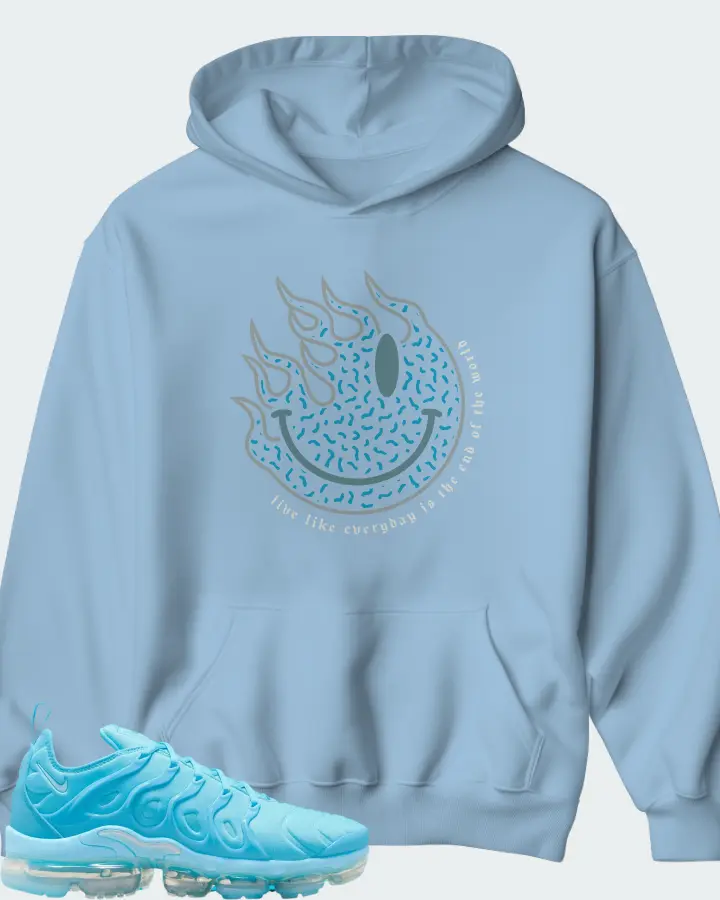 Nike Air VaporMax Plus University Blue Matching Hoodie