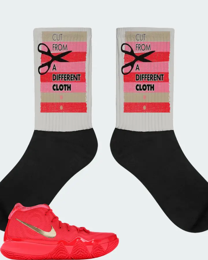 Nike Kyrie 4 Sneaker Matching Grey Socks - Cut From a Different Cloth