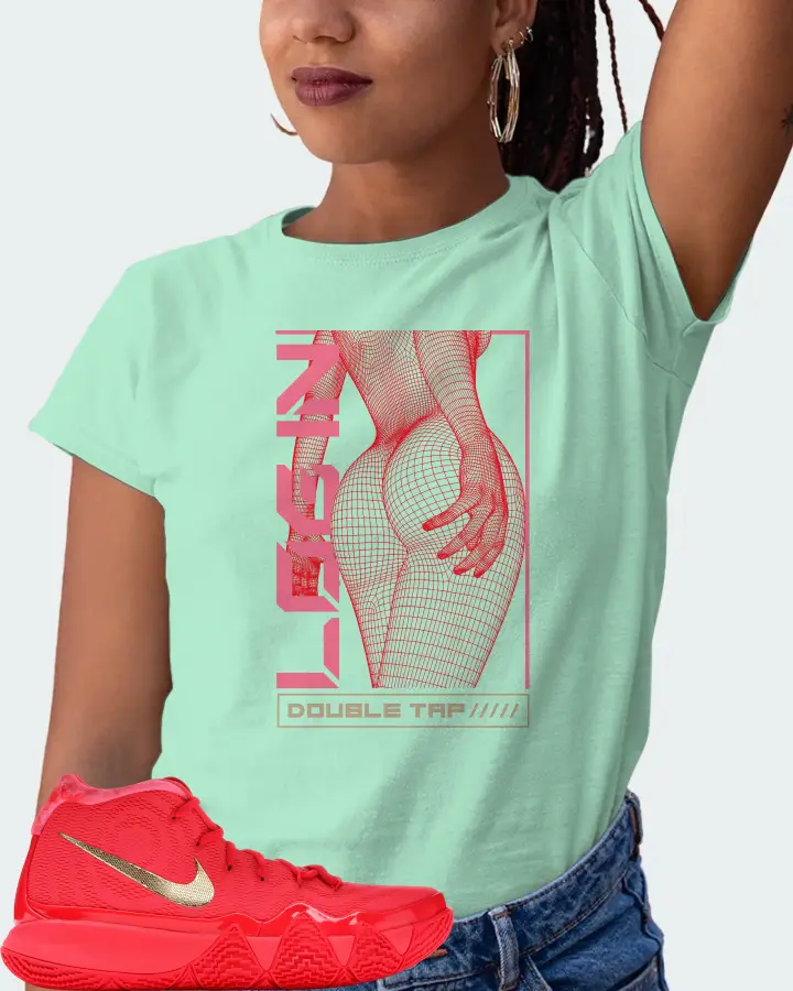 Nike Kyrie 4 Sneaker Matching Mint T-Shirt (LOGIN) - View 5