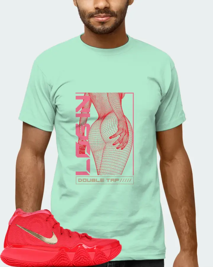 Nike Kyrie 4 Sneaker Matching Mint T-Shirt (LOGIN) - View 6