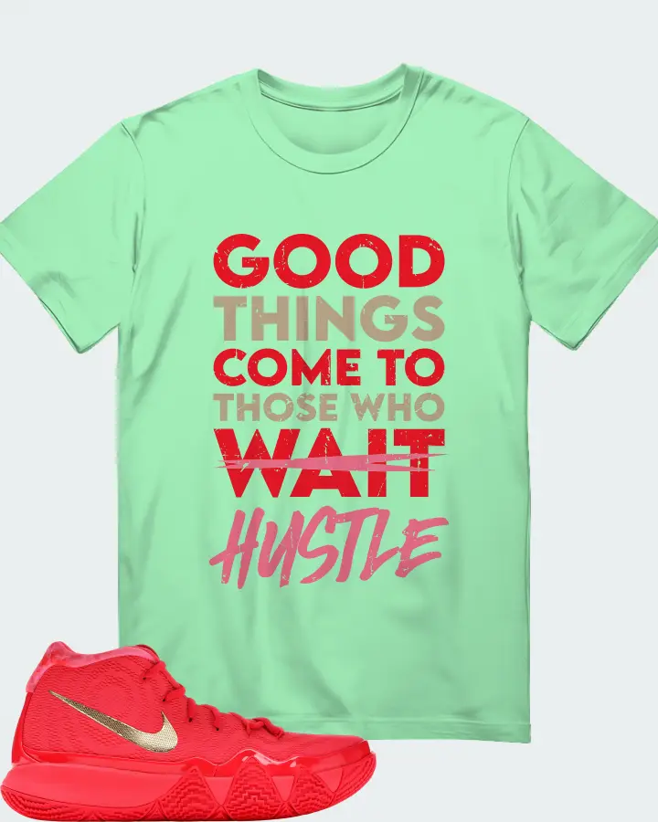 Nike Kyrie 4 Sneaker Matching Fresh Mint T-Shirt - Good Things Come