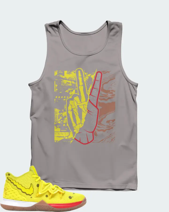 Nike Kyrie 5 Sneaker Matching Grey Tank Top - Peace of mind
