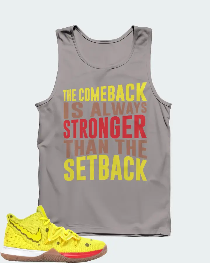 Nike Kyrie 5 Sneaker Matching Grey Tank Top - The Comeback
