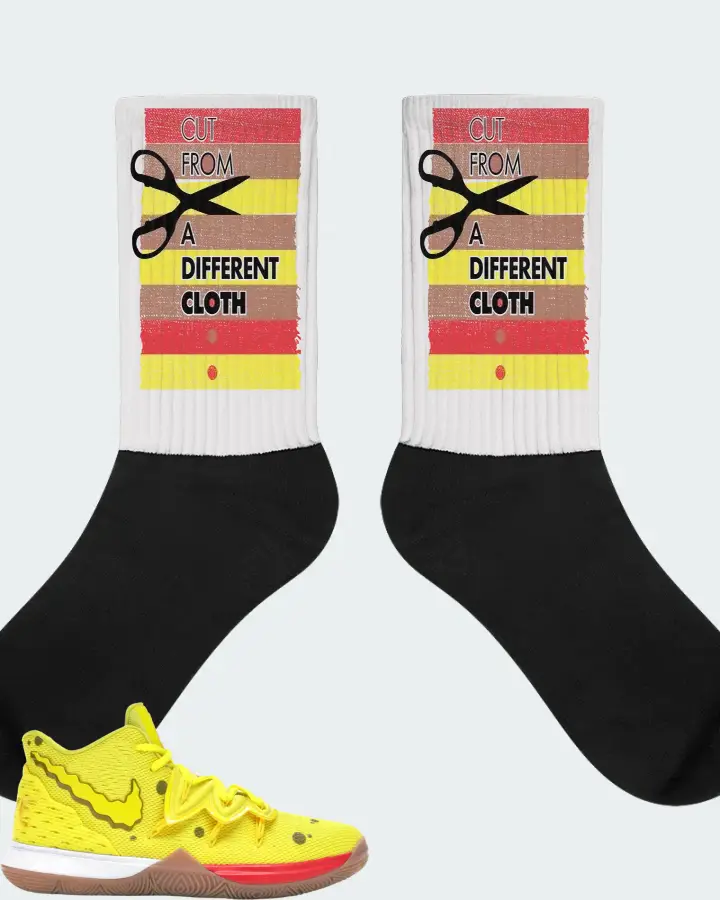 Nike Kyrie 5 Sneaker Matching White Socks - Cut From a Different Cloth