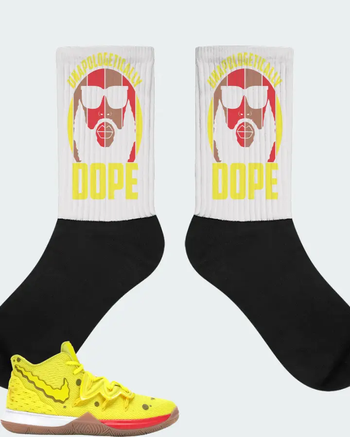Nike Kyrie 5 Sneaker Matching White Socks - UNAPOLOGETICALLY DOPE Man
