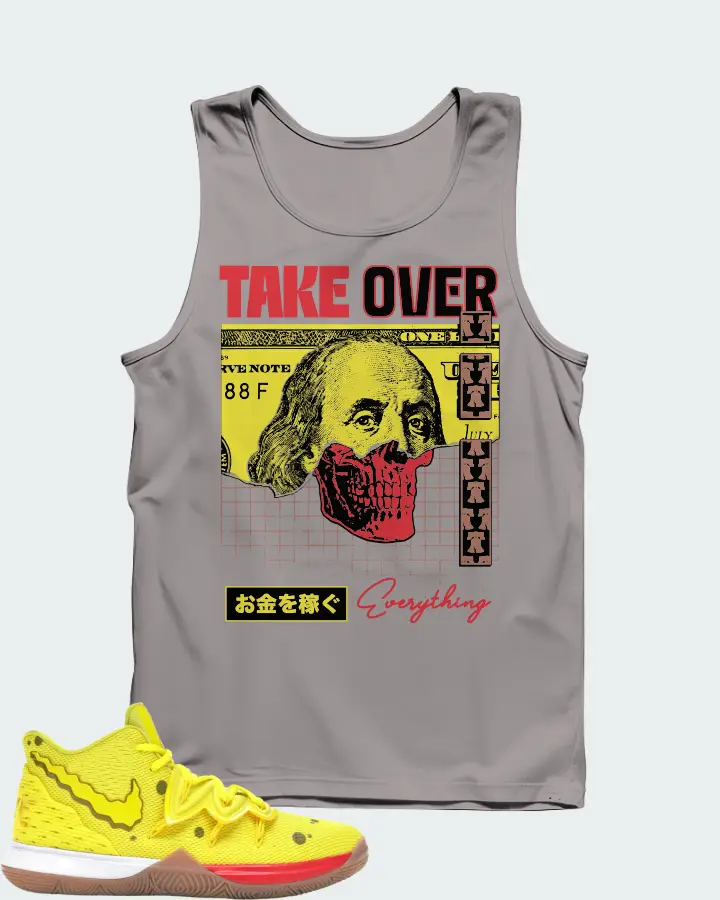 Nike Kyrie 5 Sneaker Matching Grey Tank Top - Take Over