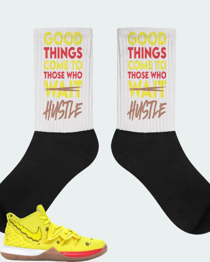 Nike Kyrie 5 Sneaker Matching White Socks - Good Things Come