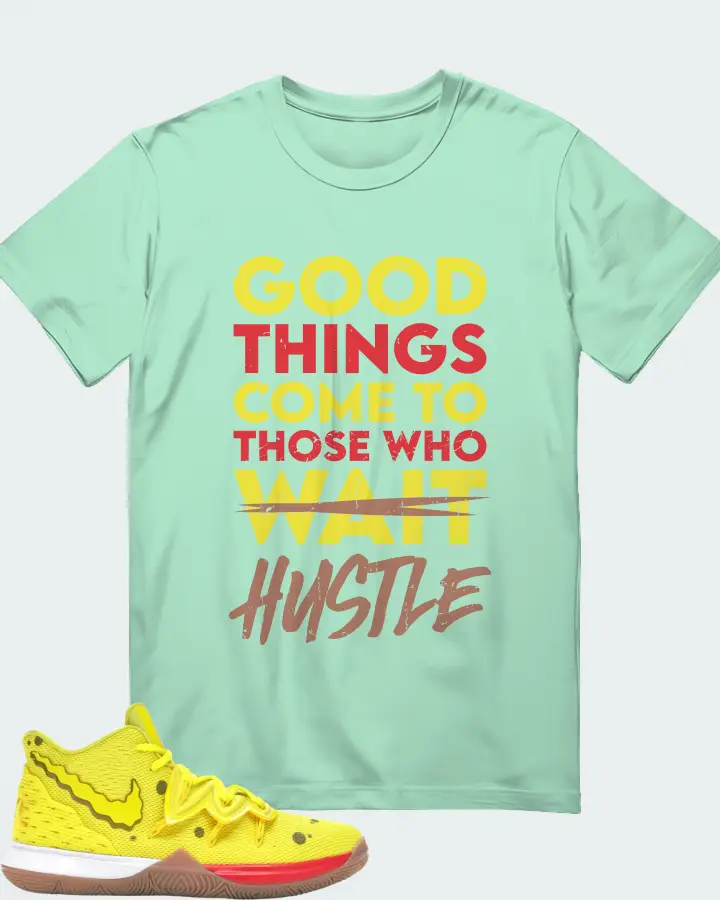 Nike Kyrie 5 Sneaker Matching Mint T-Shirt - Good Things Come