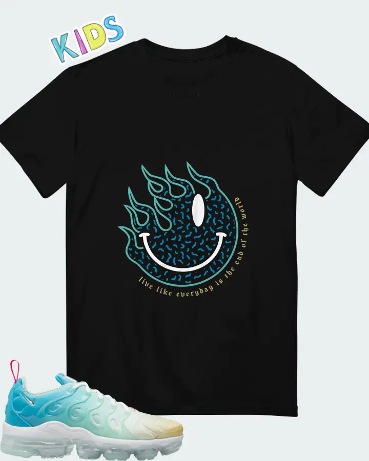 Nike Air VaporMax Plus Mint Foam Laser Blue (Women's) Matching Kid's T-Shirt