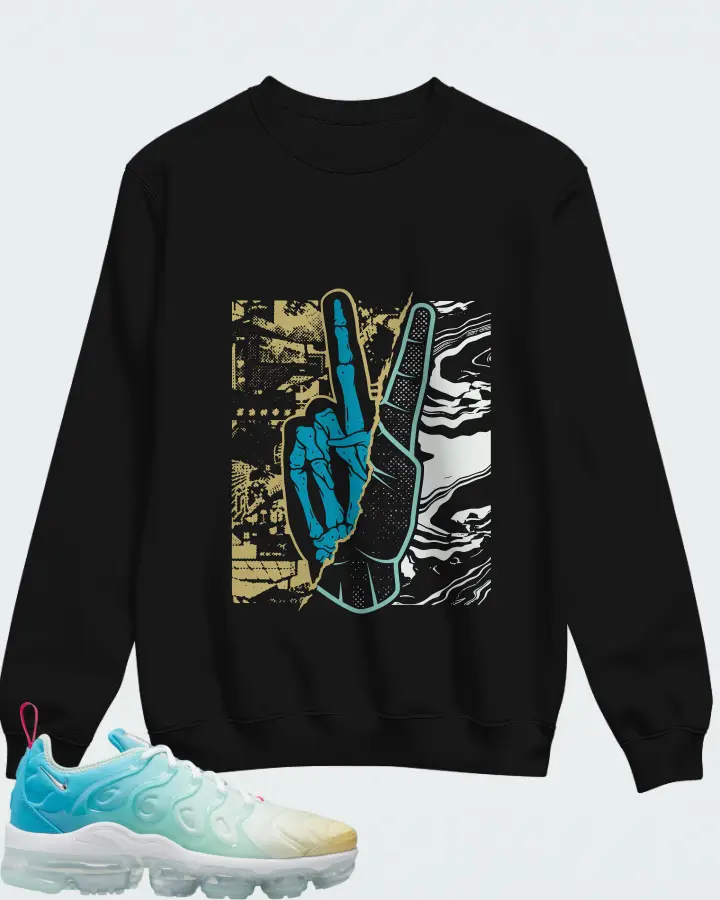 Nike Air VaporMax Plus Mint Foam Laser Blue (Women's) Matching Sweatshirt