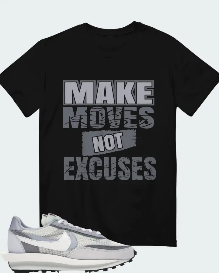 Nike LD Waffle  Sneaker Matching Black T-Shirt - Make Moves Not Excuses