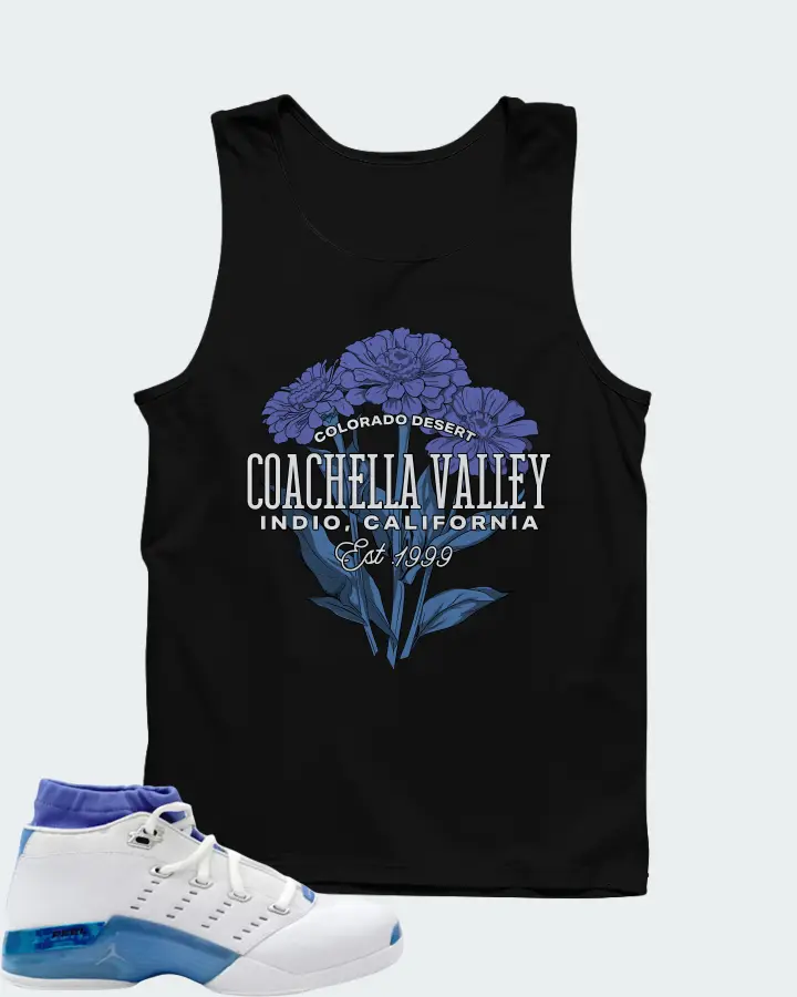 Air Jordan 17 Low University Blue Matching Tank Top