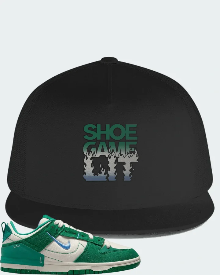 Nike Dunk Low Disrupt 2 Sneaker Matching Black Hat - Shoe Game Lit Refreshed